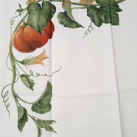 NEW RARE Pottery Barn Set of 4 Rustic Pumpkin Napkins 20" square - Picture 3 of 4